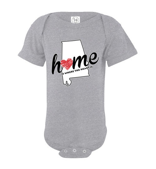 Alabama Home. Infant. SS Onesie
