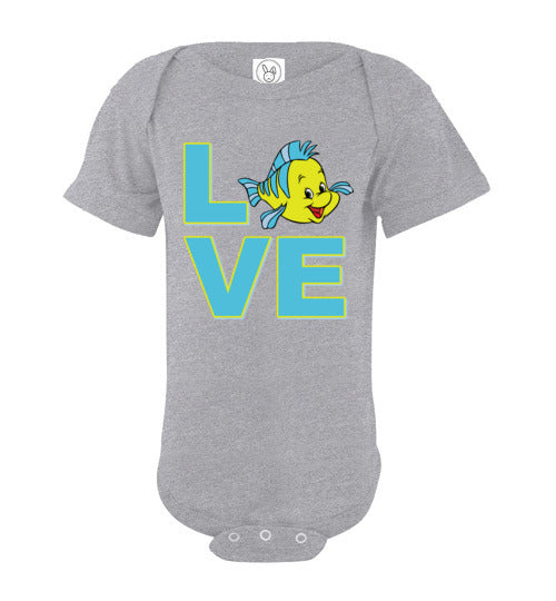 Love Flounder. Infant. SS Onesie