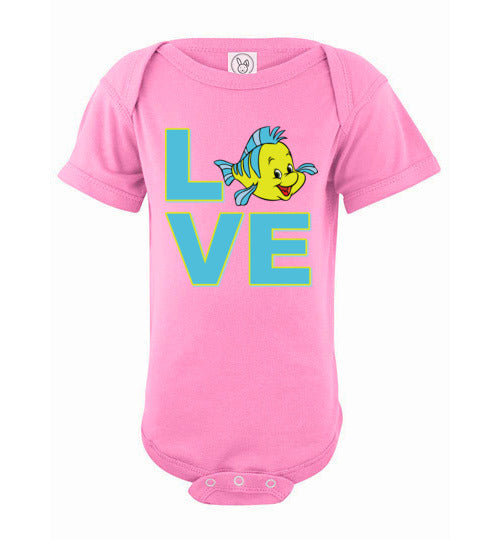 Love Flounder. Infant. SS Onesie
