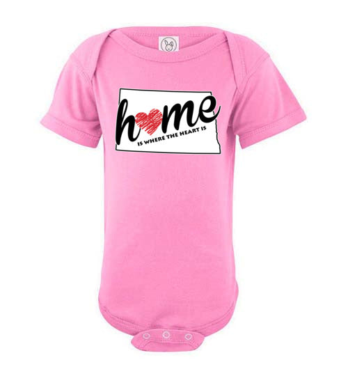 North Dakota Home. Infant. SS Onesie