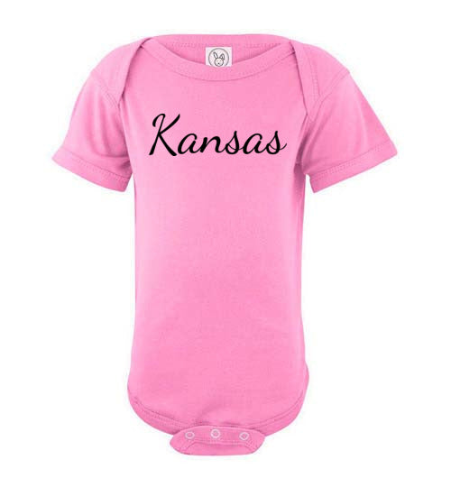 Kansas. Infant. SS Onesie