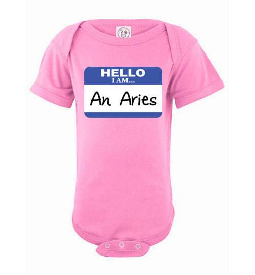 An Aries. Infant. SS Onesie