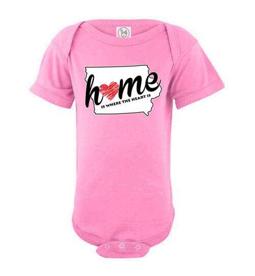 Iowa Home. Infant. SS Onesie