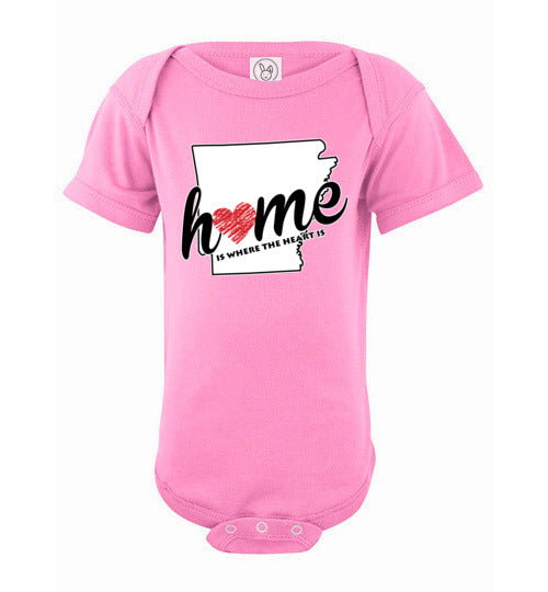 Arkansas Home. Infant. SS Onesie