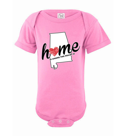 Alabama Home. Infant. SS Onesie