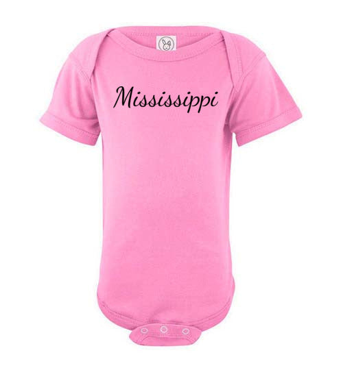 Mississippi. Infant. SS Onesie