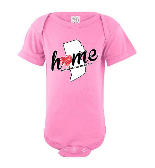 Rhode Island Home. Infant. SS Onesies