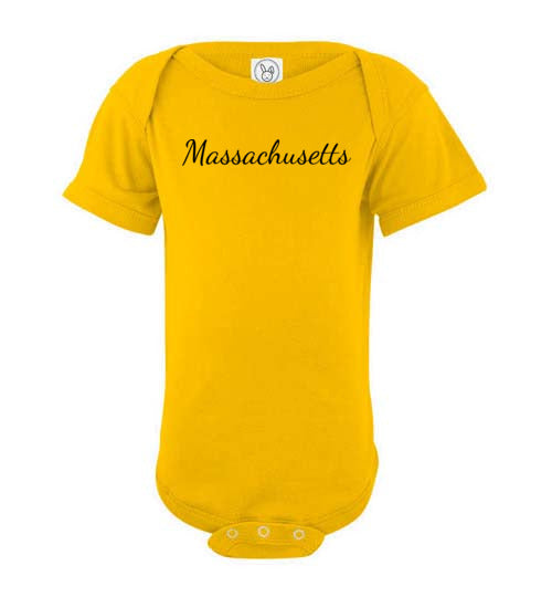 Massachusetts. Infant. SS Onesie