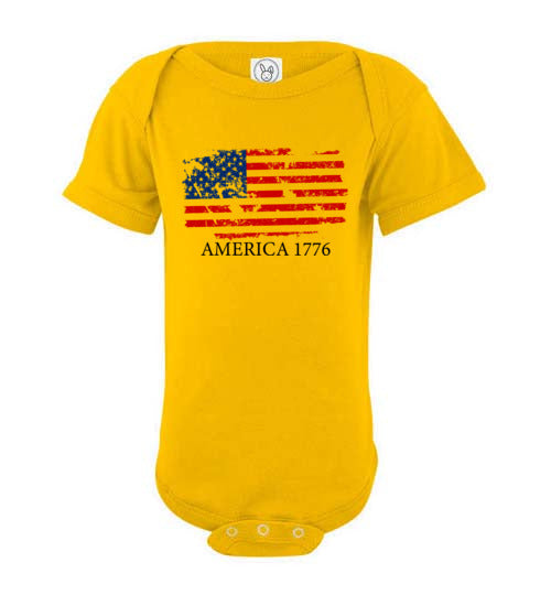 America 1776. Infant. SS Onesie