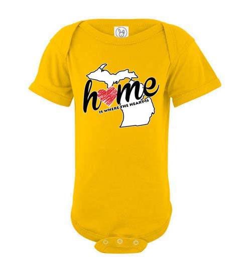 Michigan Home. Infant. SS Onesie