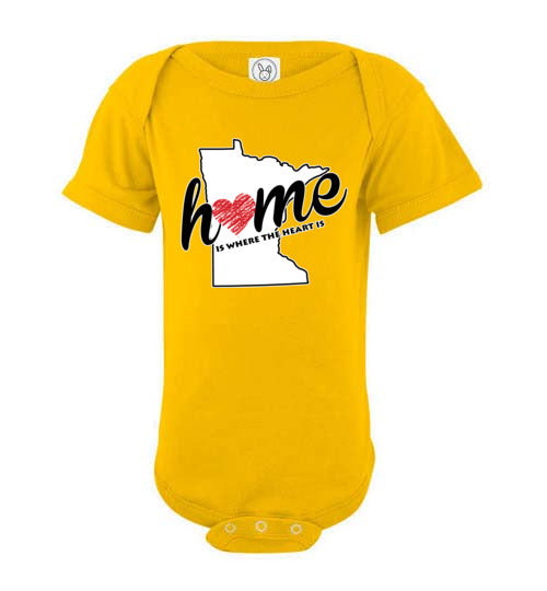 Minnesota Home. Infant. SS Onesie
