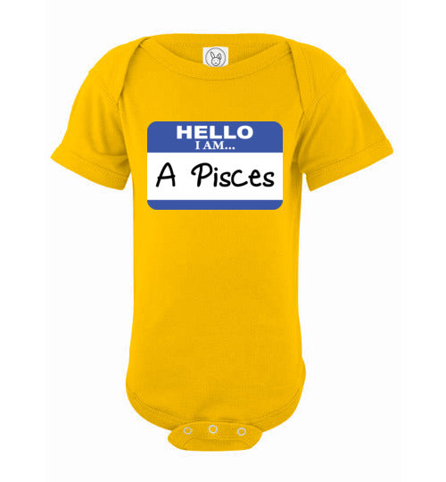 A Pisces. Infant. SS Onesie