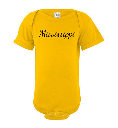 Mississippi. Infant. SS Onesie