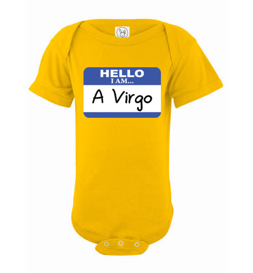 A Virgo. Infant. SS Onesie