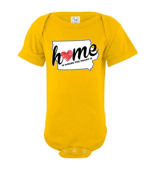 Iowa Home. Infant. SS Onesie