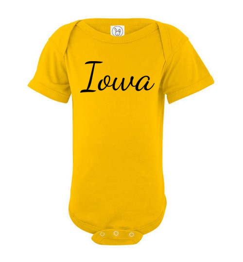 Iowa. Infant. SS Onesie