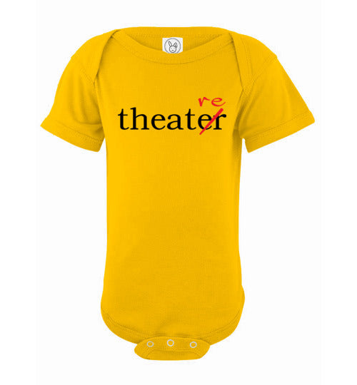 Theater/re Spelling. Infant. SS Onesie