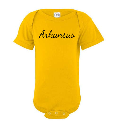Arkansas. Infant. SS Onesie