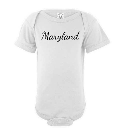 Maryland. Infant. SS Onesie