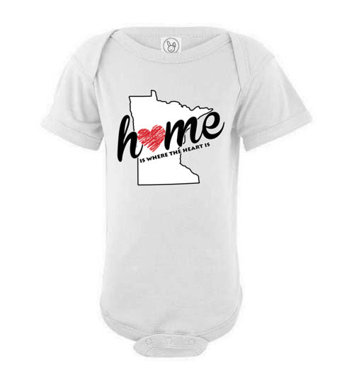 Minnesota Home. Infant. SS Onesie