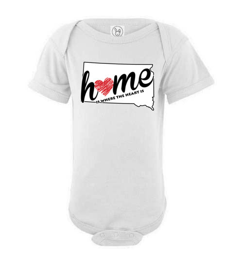 South Dakota Home. Infant. SS Onesie
