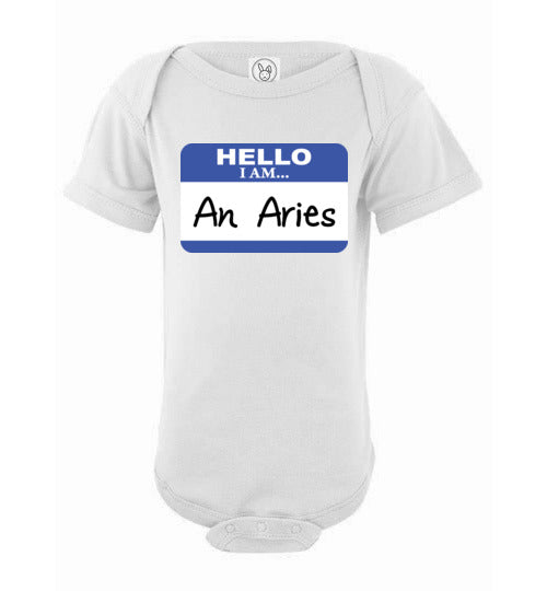An Aries. Infant. SS Onesie