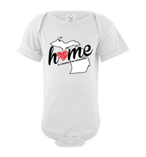 Michigan Home. Infant. SS Onesie