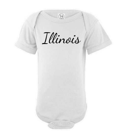 Illinois. Infant. SS Onesie