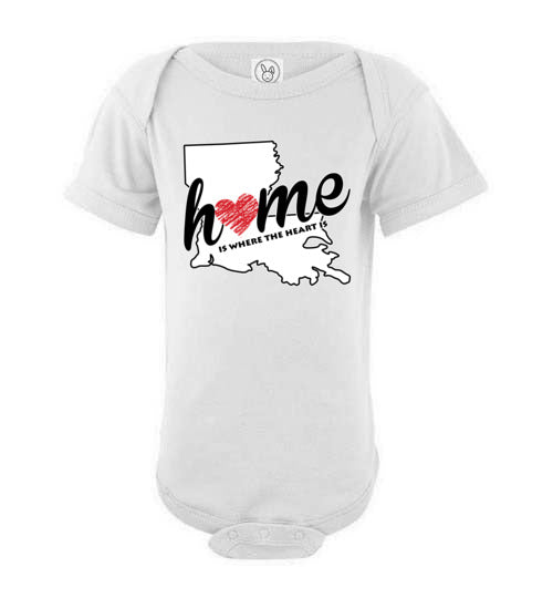 Louisiana Home. Infant. SS Onesie