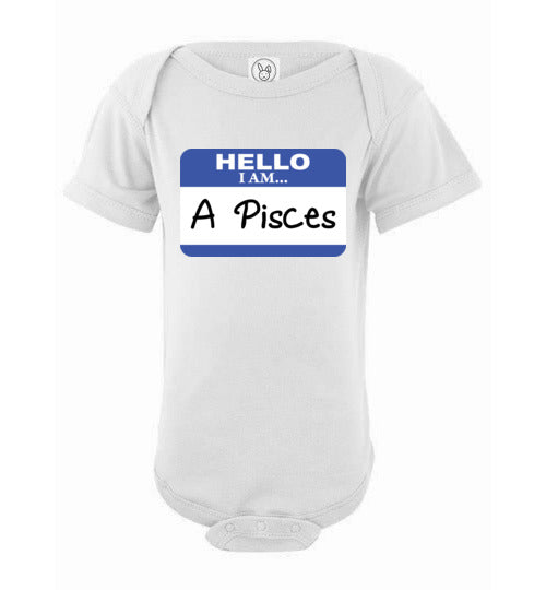 A Pisces. Infant. SS Onesie