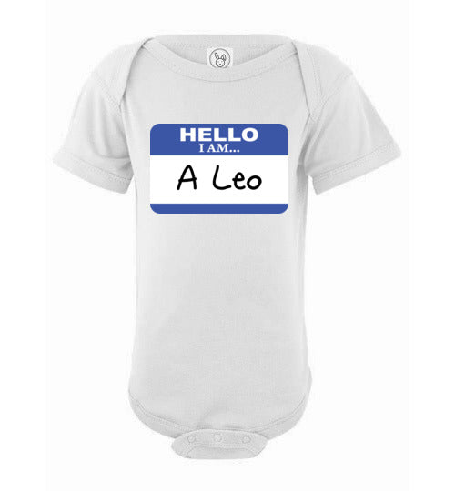 A Leo. Infant. SS Onesie