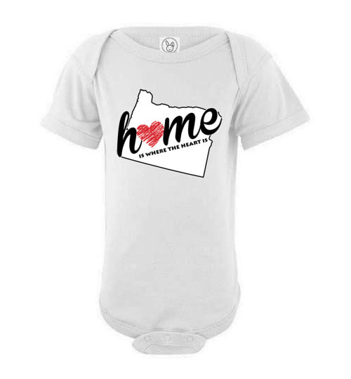 Oregon Home. Infant. SS Onesie
