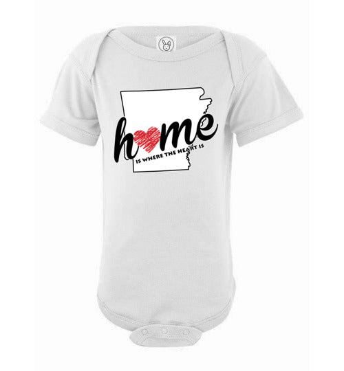 Arkansas Home. Infant. SS Onesie