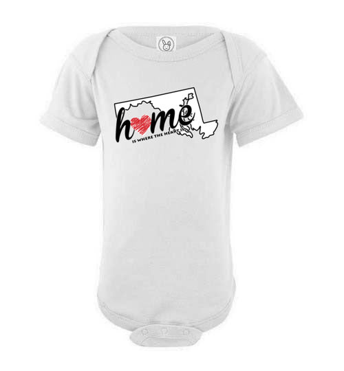 Maryland Home. Infant. SS Onesie