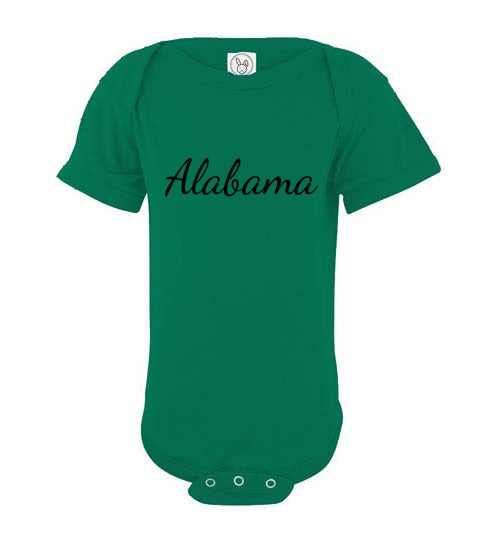 Alabama. Infant. SS Onesie