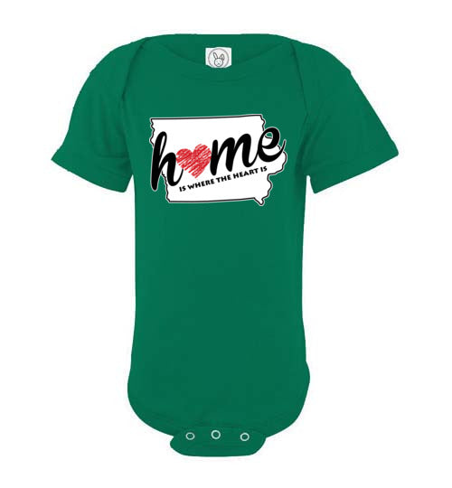 Iowa Home. Infant. SS Onesie