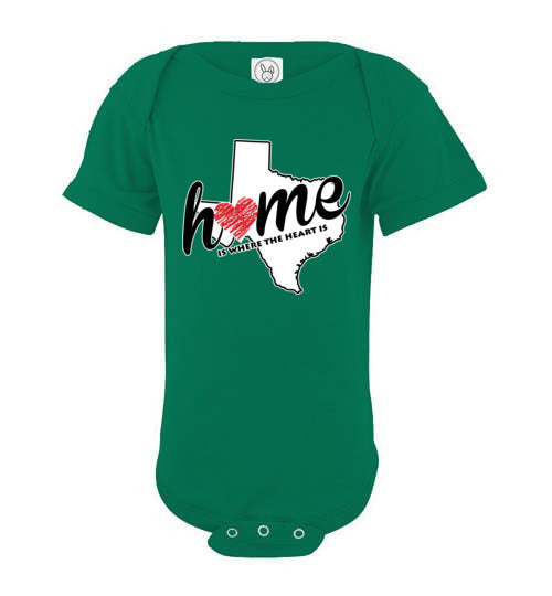Texas Home. Infant. SS Onesie