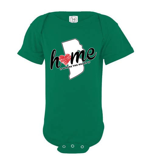 Rhode Island Home. Infant. SS Onesies