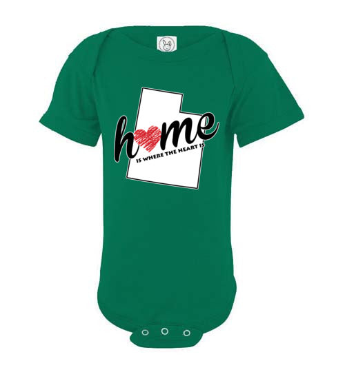 Utah Home. Infant. SS Onesie