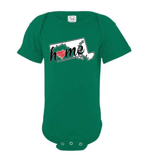 Maryland Home. Infant. SS Onesie