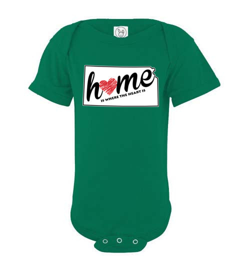 Kansas Home. Infant. SS Onesie