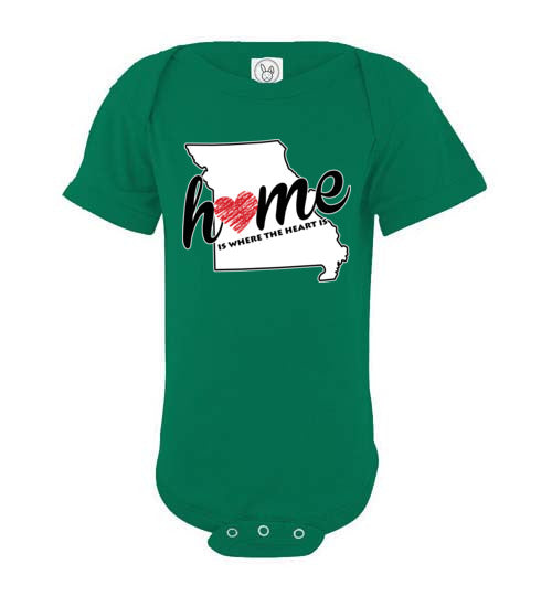 Missouri Home. Infant. SS Onesie
