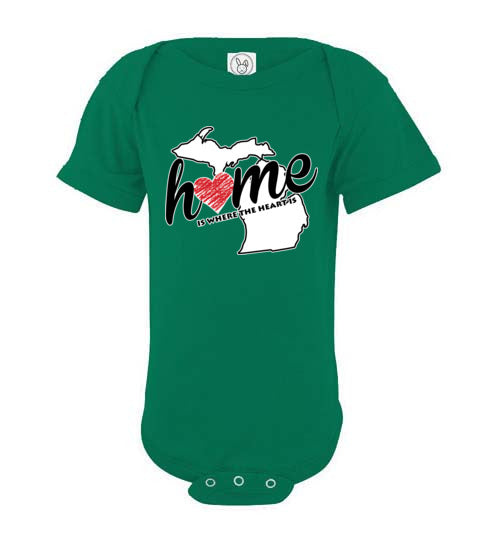 Michigan Home. Infant. SS Onesie