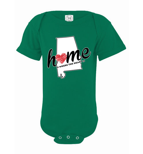 Alabama Home. Infant. SS Onesie