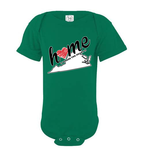 Virginia Home. Infant. SS Onesie