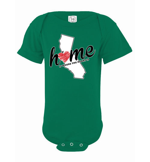 California Home. Infant. SS Onesie