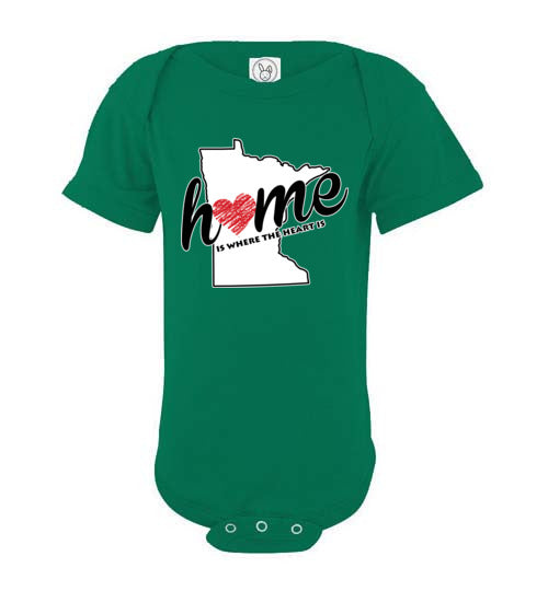 Minnesota Home. Infant. SS Onesie