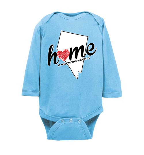 Nevada Home. Infant. LS Onesie