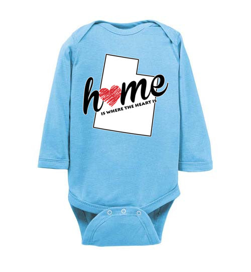 Utah Home. Infant. LS Onesie