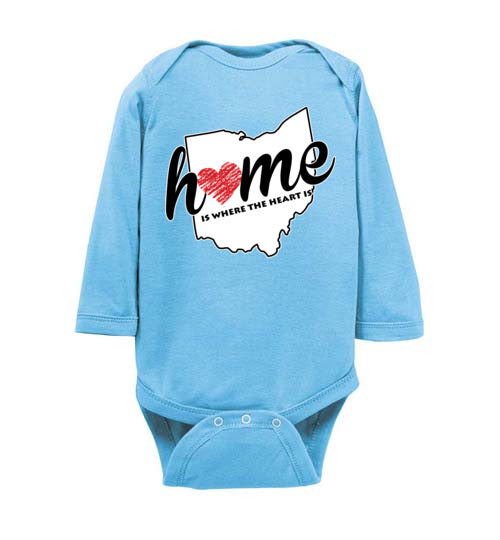 Ohio Home. Infant. LS Onesie